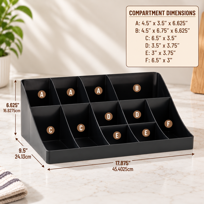 2-Tier Cup & Condiment Organizer