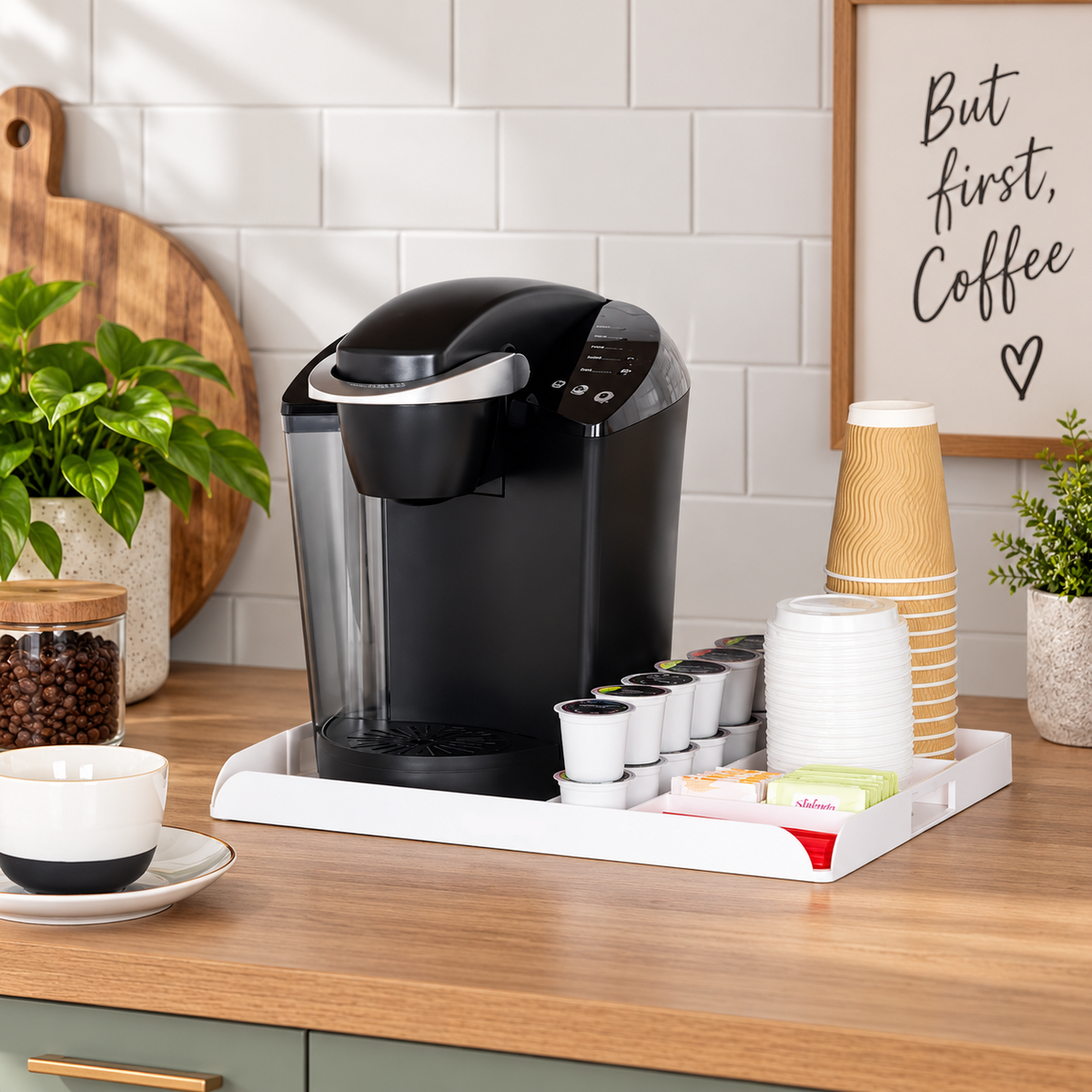 Coffee Station Serving Organizer Tray