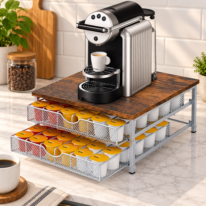 2-Tier Coffee Pod Storage Organizer