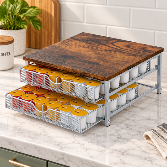 2-Tier Coffee Pod Storage Organizer