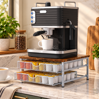 2-Tier Coffee Pod Storage Organizer